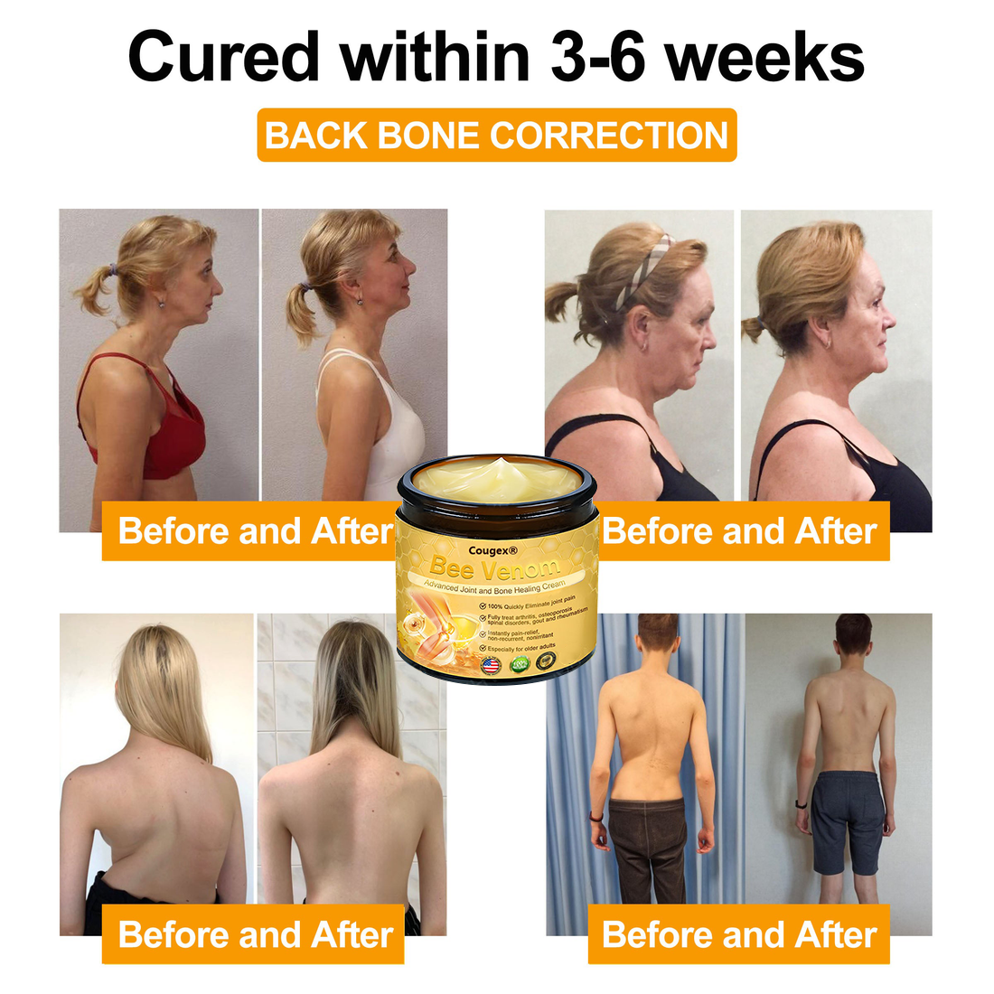 Cougex® Bee Venom Advanced Joint and Bone Healing Cream