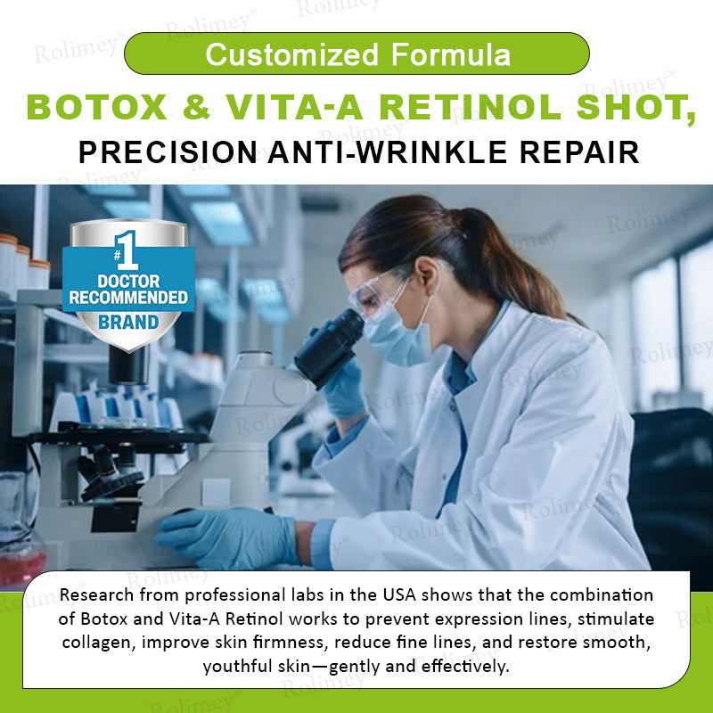 🌟👨‍⚕️Made and shipped from Australia 💫Rolimey® Botox & Vita-A Retinol Shot Wrinkle-Lift Tightening cream - Last Day Promotion 70% OFF