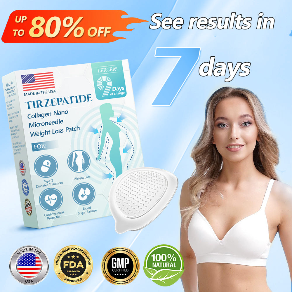 【Last Day Promotion 60% OFF🌟】🌟🌟 SMGT-GLP-1 𝐓𝐢𝐫𝐳𝐞𝐩𝐚𝐭𝐢𝐝𝐞 & 𝐂𝐨𝐥𝐥𝐚𝐠𝐞𝐧 𝐍𝐚𝐧𝐨 𝐌𝐢𝐜𝐫𝐨𝐧𝐞𝐞𝐝𝐥𝐞 𝐖𝐞𝐢𝐠𝐡𝐭 𝐋𝐨𝐬𝐬 𝐏𝐚𝐭𝐜𝐡丨Targets Obesity, Loose Skin, High Blood Pressure, Diabetes, Fatty Liver, Joint Pain, Brain Fog, Low Energy, Body Aches, and More