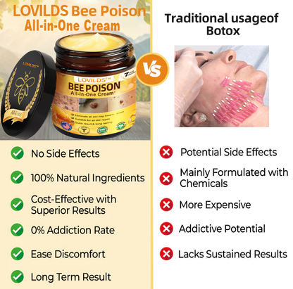 LOVILDS™ Bee Poison All-in-One Cream US Dermatologist Approved.