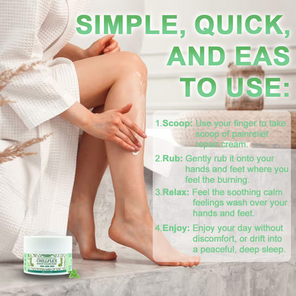 🎁𝐎𝐟𝐟𝐢𝐜𝐢𝐚𝐥 𝐒𝐭𝐨𝐫𝐞: DivGlow® Chillflex Mint Pain Relief Cream  (Treatment for arthritis, neuropathyy, rheumatic diseases, muscle spasms, twitches and sports injuries)