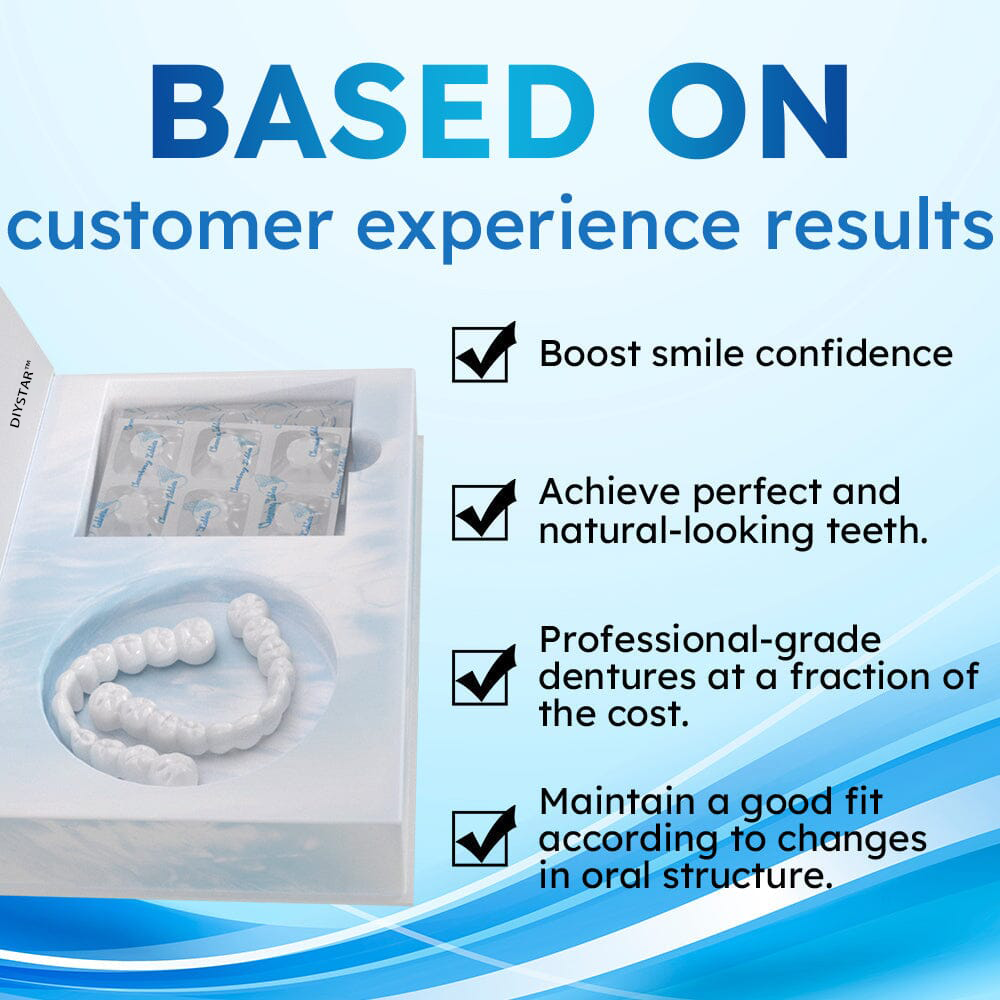 Official Store | DIYSTAR™ Moldable Dentures🧑🏽‍⚕️Obtain American Dental Association (ADA) Certification ✅