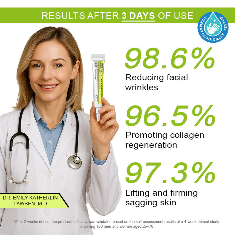 🌟👨‍⚕️Made and shipped from Australia 💫Rolimey® Botox & Vita-A Retinol Shot Wrinkle-Lift Tightening cream - Last Day Promotion 70% OFF