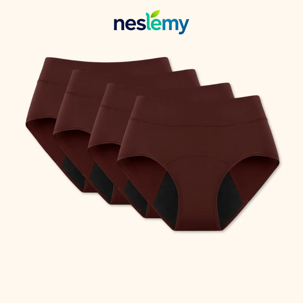 ⏰ Final 3 Hours! 60% OFF 🎀 | NESLEMY™ 100% Leak-Proof Underwear 4-pack