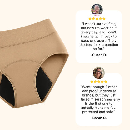 ⏰ Final 3 Hours! 60% OFF 🎀 | NESLEMY™ 100% Leak-Proof Underwear 4-pack
