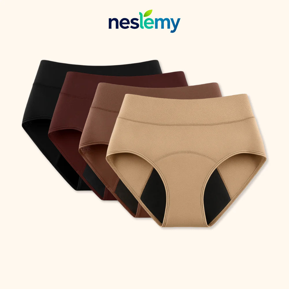 ⏰ Final 3 Hours! 60% OFF 🎀 | NESLEMY™ 100% Leak-Proof Underwear 4-pack