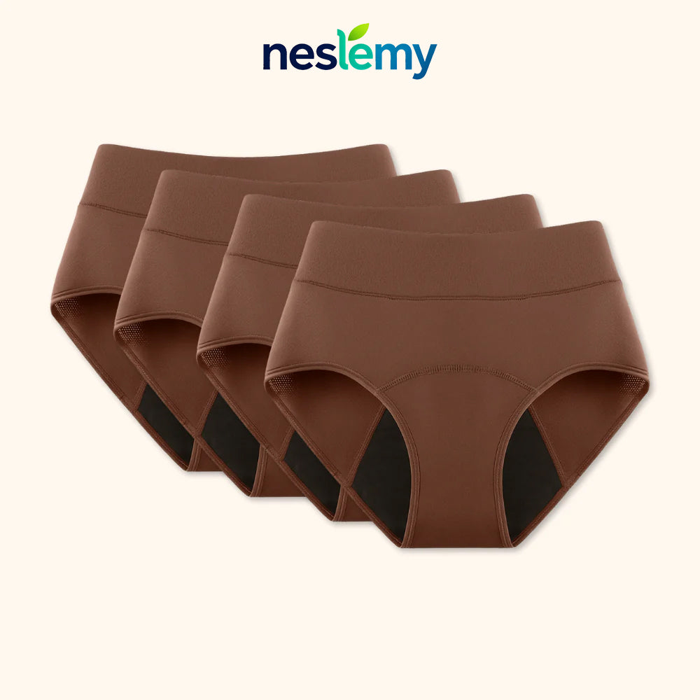 ⏰ Final 3 Hours! 60% OFF 🎀 | NESLEMY™ 100% Leak-Proof Underwear 4-pack