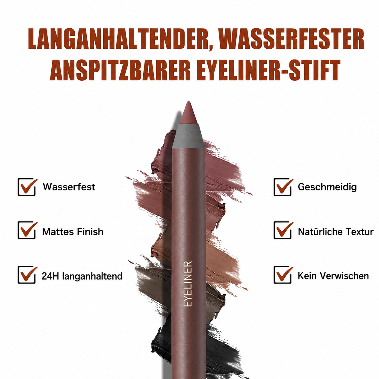 Letzter Tag - Kaufen Sie 1 KOSTENLOS 💜 24HR wasserdicht Eyeliner - Tag bis Nacht