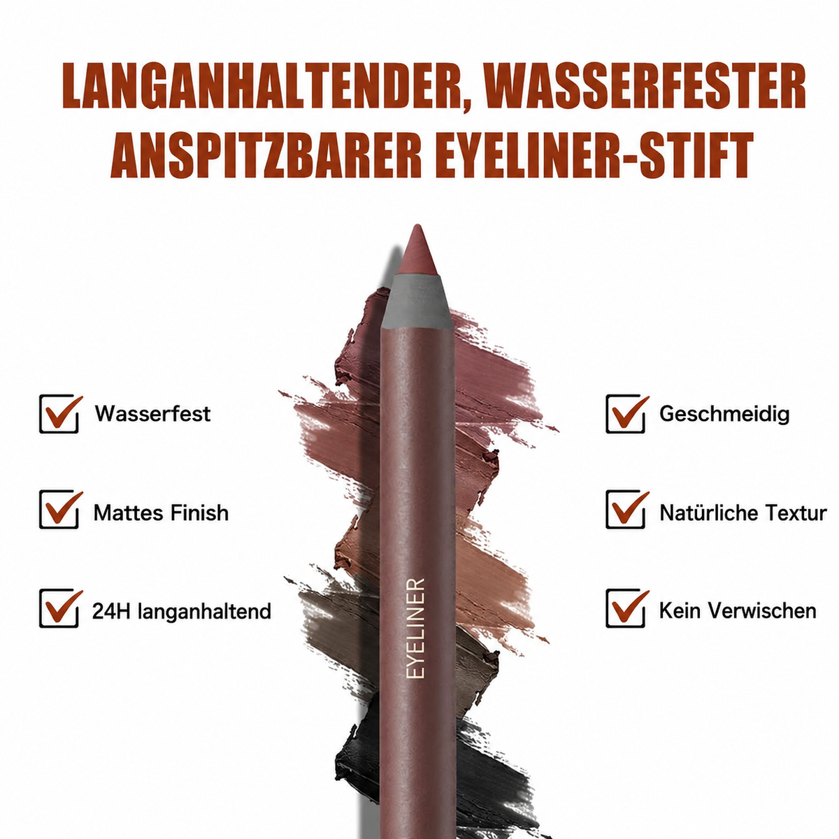 Letzter Tag - Kaufen Sie 1 KOSTENLOS 💜 24HR wasserdicht Eyeliner - Tag bis Nacht