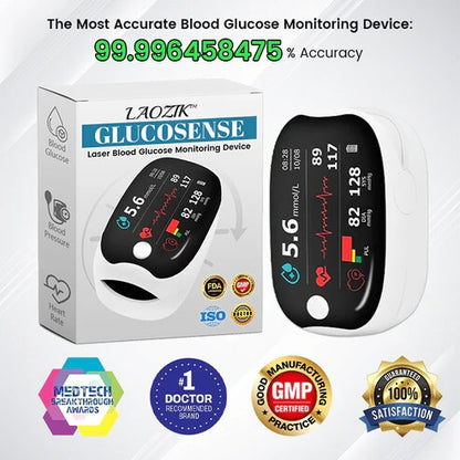 LAOZIKTM GlucoSense Laser Blood Glucose Monitoring Device ( USA )