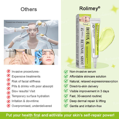 🌟👨‍⚕️Made and shipped from Australia 💫Rolimey® Botox & Vita-A Retinol Shot Wrinkle-Lift Tightening cream - Last Day Promotion 70% OFF