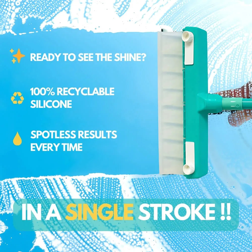 Alisenta Recyclable Silicone Window Squeegee Kit