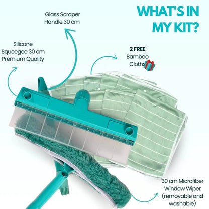 Alisenta Recyclable Silicone Window Squeegee Kit