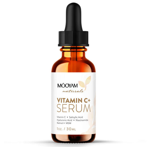 MOOYAM Deep Exfoliating Vitamin C Face Serum - Retinol,Salicylic Acid and Niacinamide - Treats Sebaceous Filaments,Blackheads & Clogged Pores