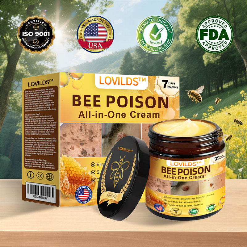 LOVILDS™ Bee Poison All-in-One Cream US Dermatologist Approved.