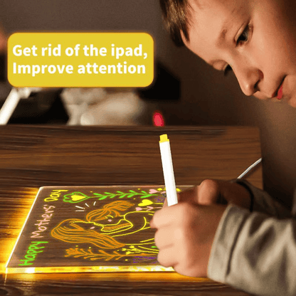 🔥🎨Hot Sale 50% OFF - ✨ Dive Into a World of Color! This 7-Color LED Board Unleashes Creativity