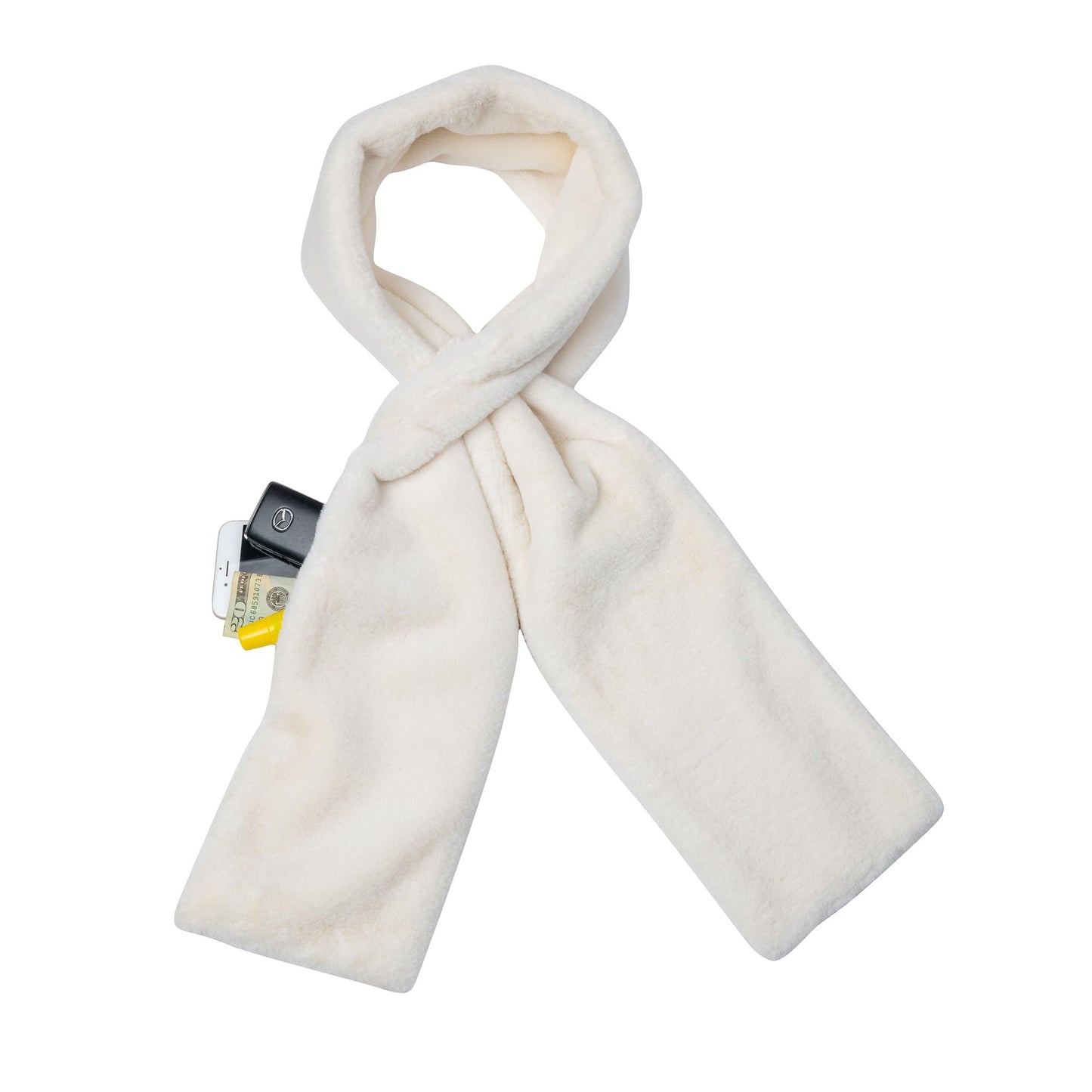 Black Friday Big Promotion Save 49%🔥Faux Fur Scarf With Hidden Zipper Pocket