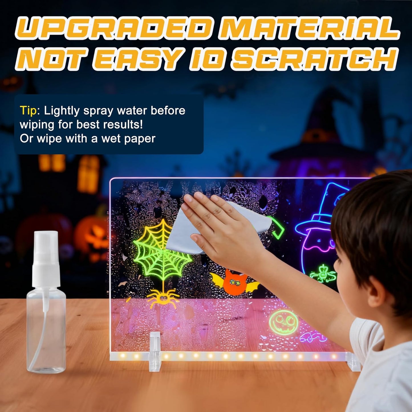 🔥🎨Hot Sale 50% OFF - ✨ Dive Into a World of Color! This 7-Color LED Board Unleashes Creativity